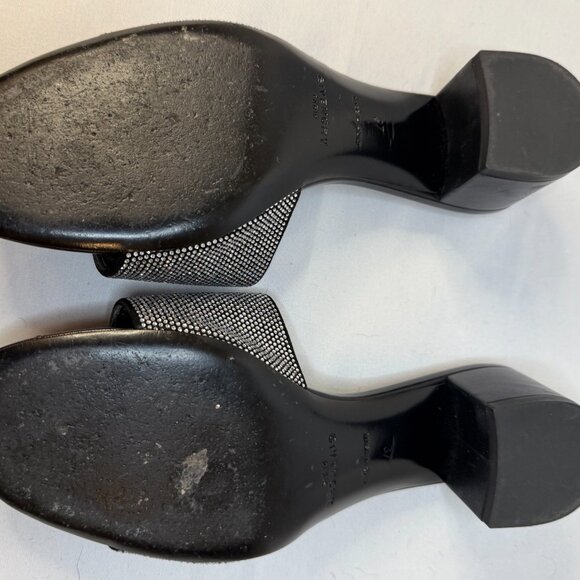 Givenchy Crystal 4G Lambskin Mules – Black Excellent Condition - Picture 4 of 4